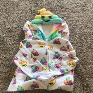 Justice 1 piece emoji pajamas